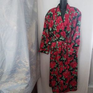 Vintage Victoria's Secret Rose print Robe